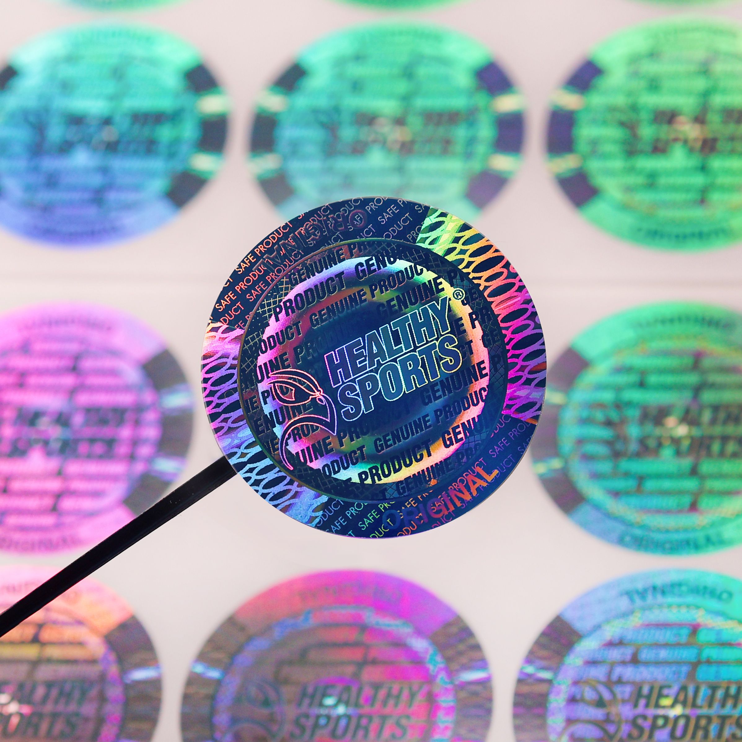 Custom Holographic Anti-Counterfeit Labels