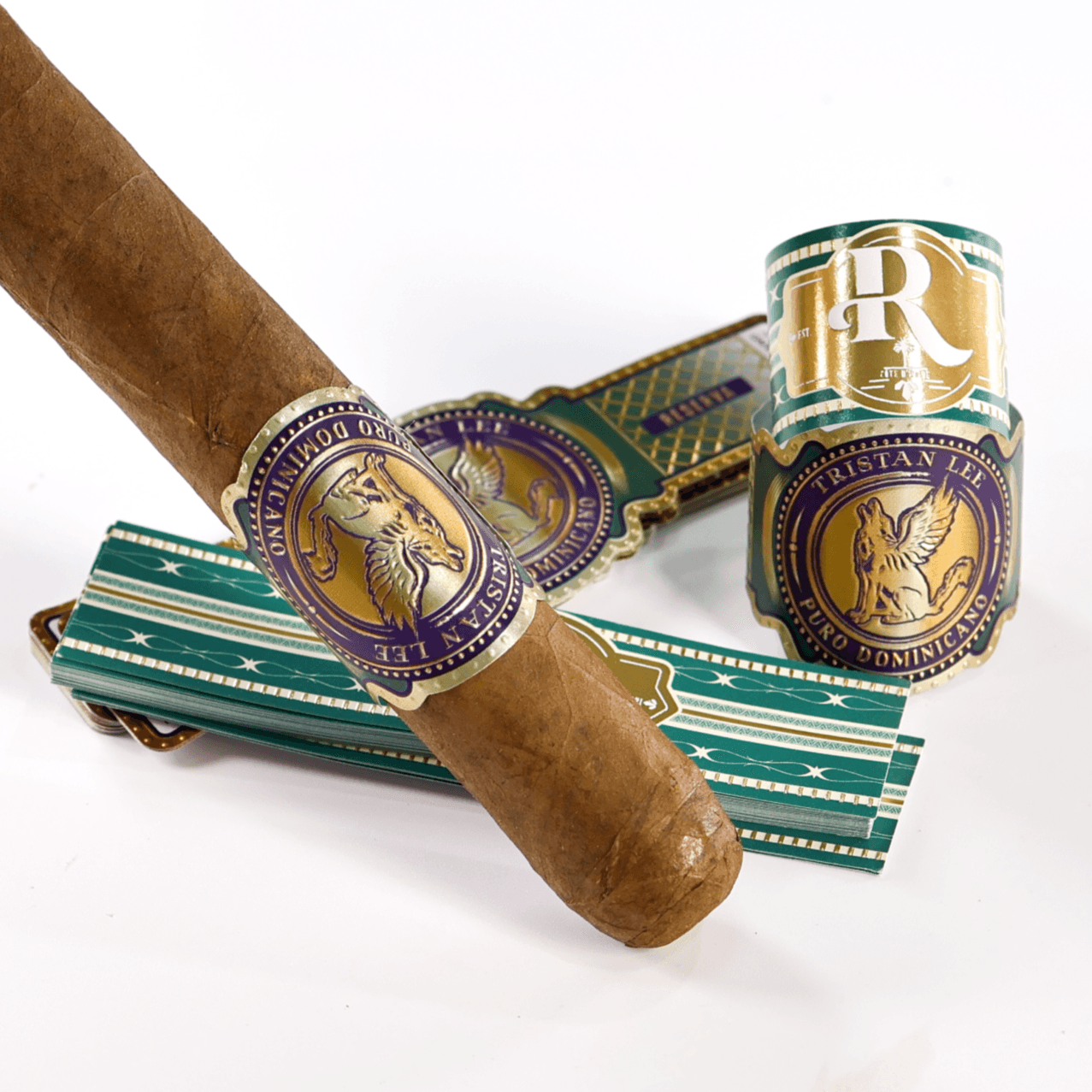 Custom Cigar Band Labels — Foil Stamped & Embossed