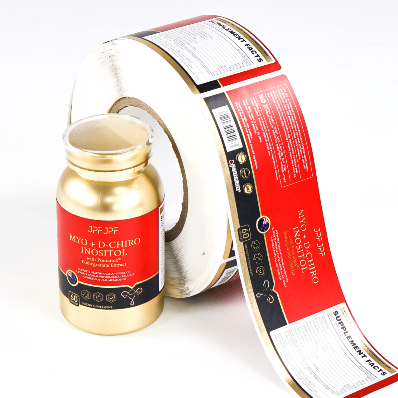 UV Coating Supplement Bottle label 