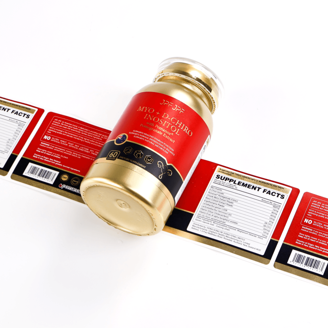UV Coating Supplement Bottle label 