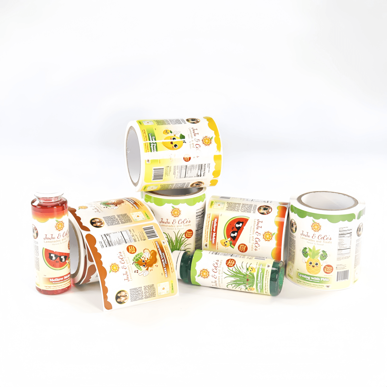 Factory Direct Custom Beverage Bottle Labels 