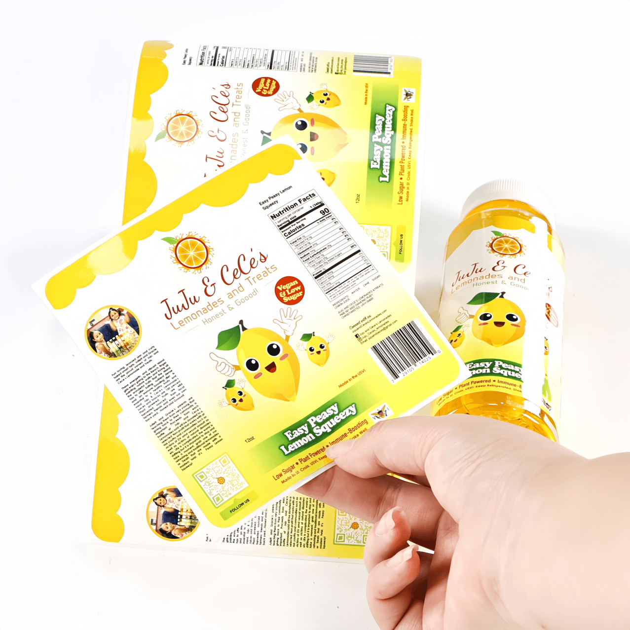 Factory Direct Custom Beverage Bottle Labels 