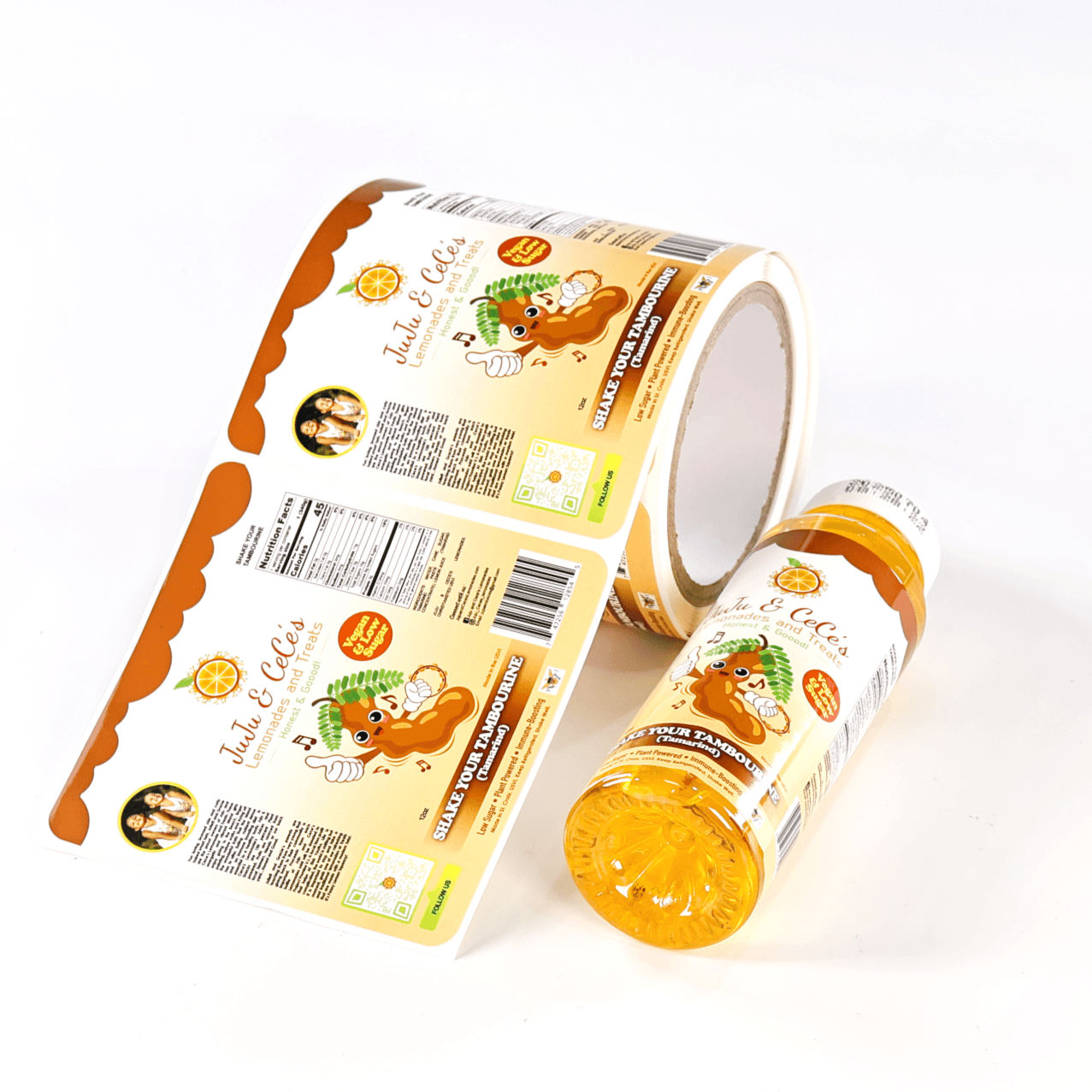 Factory Direct Custom Beverage Bottle Labels 
