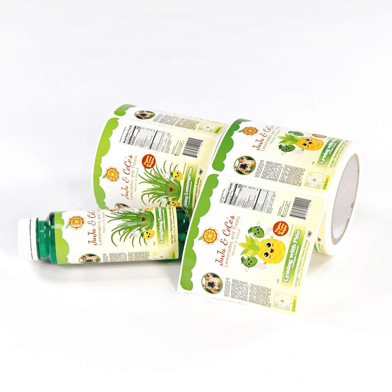 Factory Direct Custom Beverage Bottle Labels 