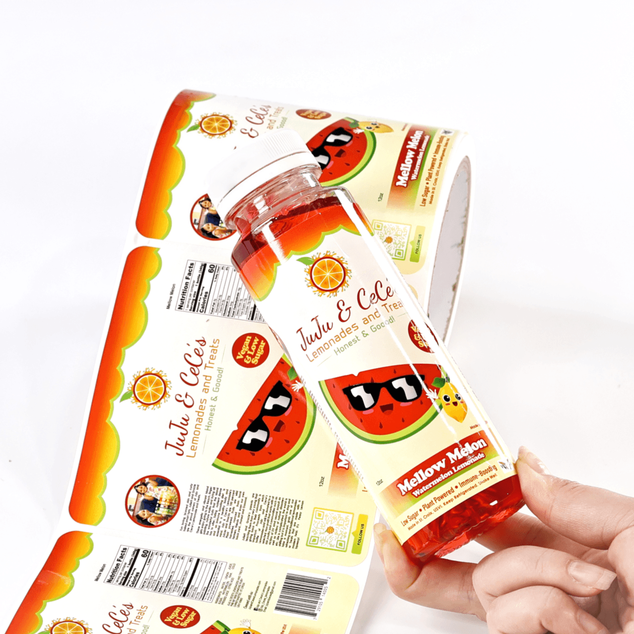 Factory Direct Custom Beverage Bottle Labels 