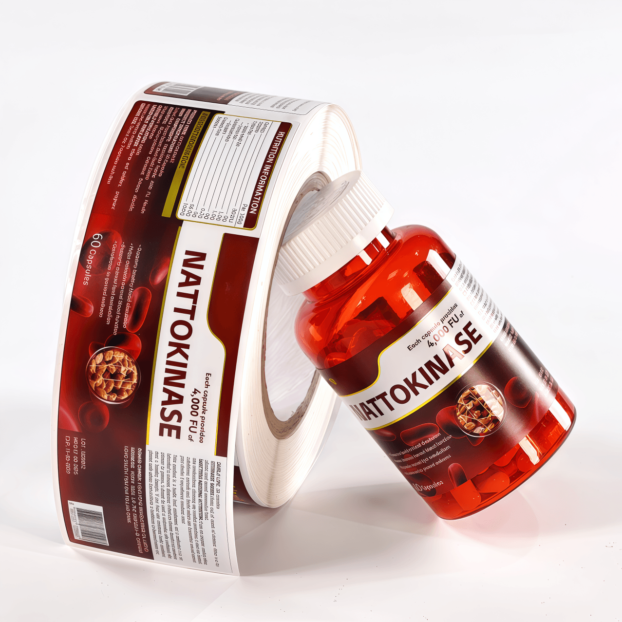 Custom Metallic & Multi-Layer Supplement Label