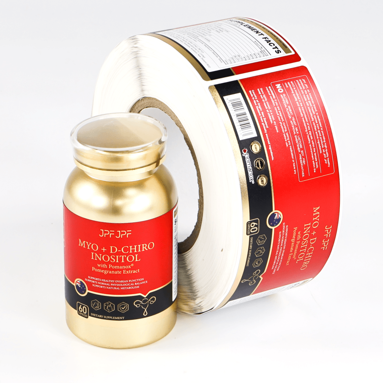 UV Coating Supplement Bottle label 